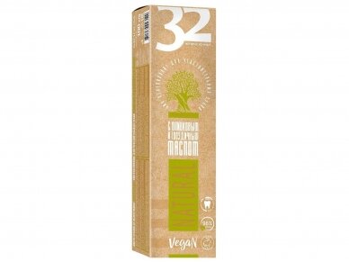 32 PEARLS HERBAL dantų pasta Biobalinimas su alyvuogių ir gvazdikėlių aliejumi 100 g 32 PEARLS HERBAL dantų pasta Biobalinimas su alyvuogių ir gvazdikėlių aliejumi 100 g