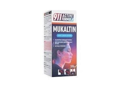 911 ACTIVE FORMULA HERBAL Mukaltinas, skystis, 100ml 911 ACTIVE FORMULA HERBAL Mukaltinas, skystis, 100ml