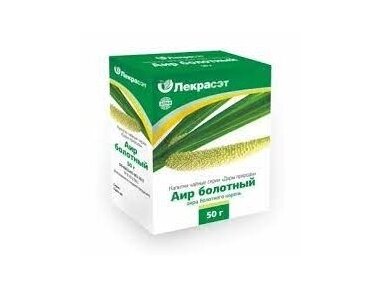 Žolelių arbata  „Ajeras“ (Acorus calamus) Lekraset 50 gr