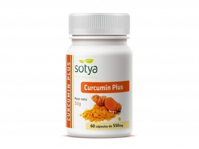 „Curcumin PLUS“ Ciberžolė su juodasis pipirais, 60 kapsulių SOTYA „Curcumin PLUS“ Ciberžolė su juodasis pipirais, 60 kapsulių SOTYA