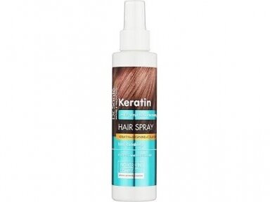 DR. SANTE Atstatomasis plaukų purškiklis KERATIN 150 ml. DR. SANTE Atstatomasis plaukų purškiklis KERATIN 150 ml.