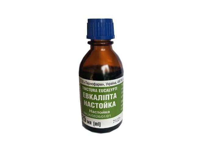 Eukalipto tinktūra 25ml