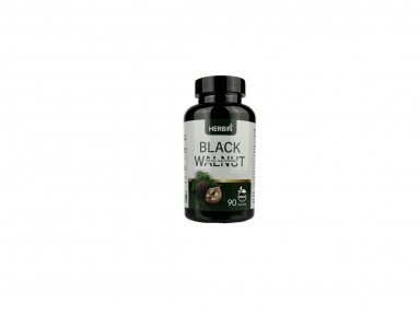 Juodasis riešutmedis 500 mg, 90 kap. Herbin Juodasis riešutmedis 500 mg, 90 kap. Herbin