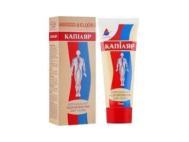 KAPILAR kremas balzamas kūnui 75 ml. ELIXIR KAPILAR kremas balzamas kūnui 75 ml. ELIXIR