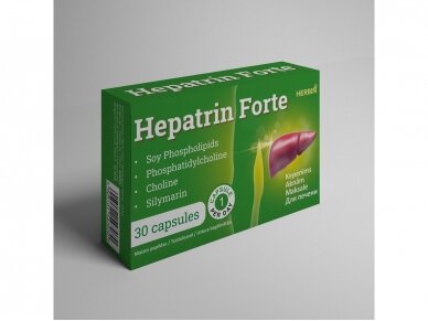 Maisto papildas Herbin HEPATRIN Forte Kepenims30 kapsulių Maisto papildas Herbin HEPATRIN Forte Kepenims30 kapsulių