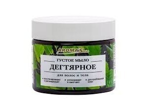 AROMA'SAULES tirštas muilas kūnui ir plaukams Deguto, 250 ml AROMA'SAULES tirštas muilas kūnui ir plaukams Deguto, 250 ml