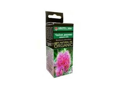 Aroma Inter Arbatmedžio eterinis aliejus 10 ml. Aroma Inter Arbatmedžio eterinis aliejus 10 ml.