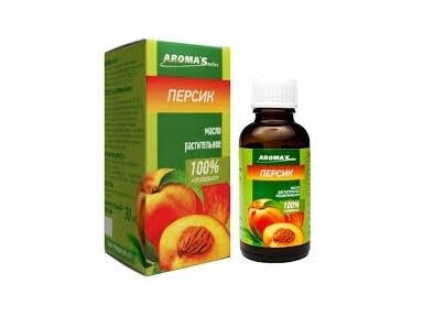 AROMA'SAULES persikų augalinis aliejus, kosmetinis, 30 ml