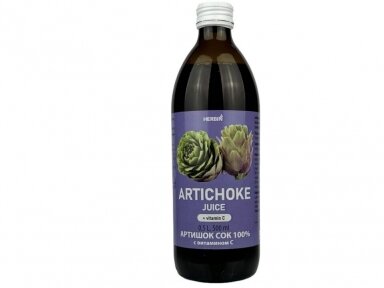 Artišokų sultys + vitaminas C 500ml Artišokų sultys + vitaminas C 500ml