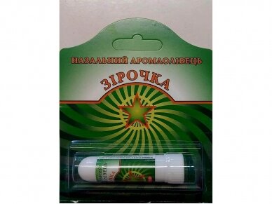 Aromatinis pieštukas nuo slogos Ziročka Aromatinis pieštukas nuo slogos Ziročka