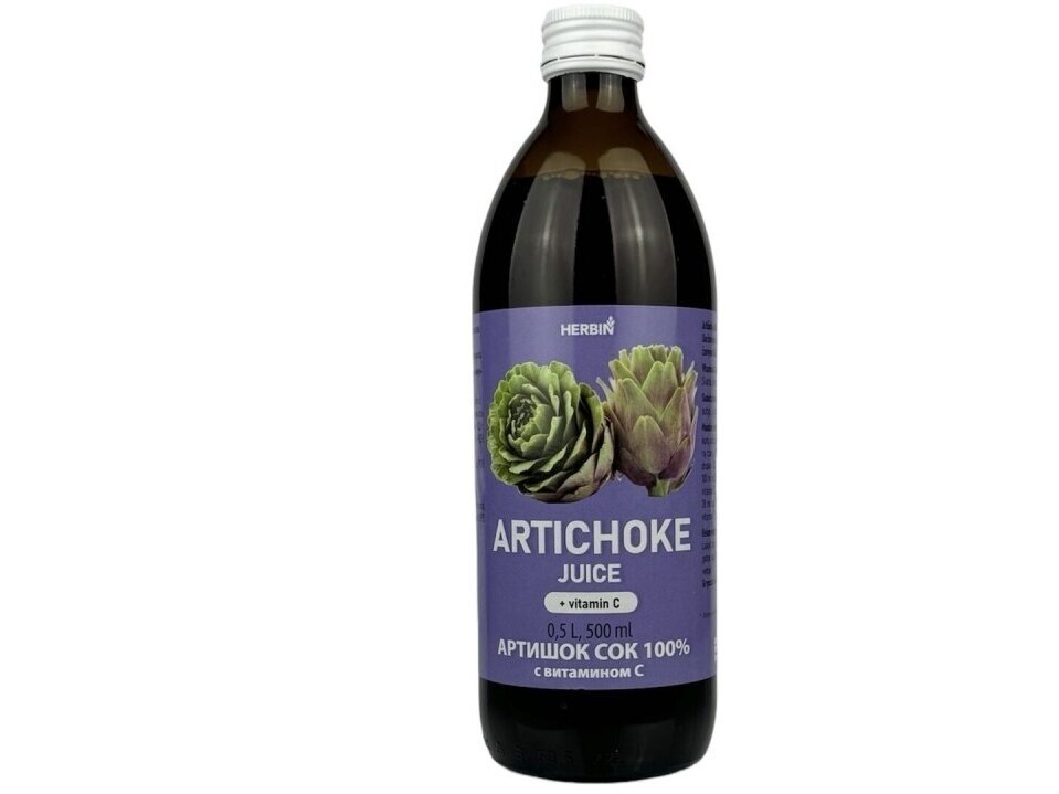 Artišokų sultys + vitaminas C 500ml