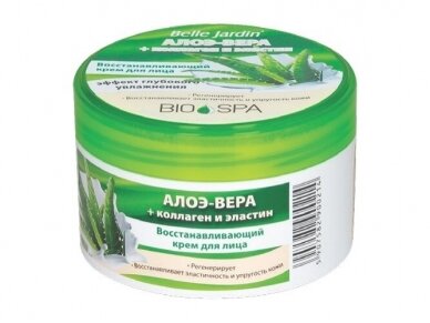 Atkuriamasis veido kremas su alavijų ekstraktu BELLE JARDIN SPA NATURELLE, 200 ml Atkuriamasis veido kremas su alavijų ekstraktu BELLE JARDIN SPA NATURELLE, 200 ml