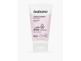 BABARIA Drėkinamasis rankų kremas 20% Urea 50 ml.