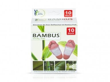 Bambus Vital-Pad Bambukiniai pleistrai pėdoms 10 vnt. Bambus Vital-Pad Bambukiniai pleistrai pėdoms 10 vnt.