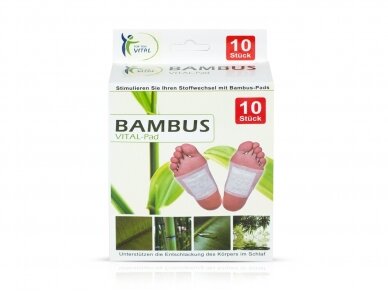 Bambus Vital-Pad Bambukiniai pleistrai pėdoms 10 vnt. Bambus Vital-Pad Bambukiniai pleistrai pėdoms 10 vnt.