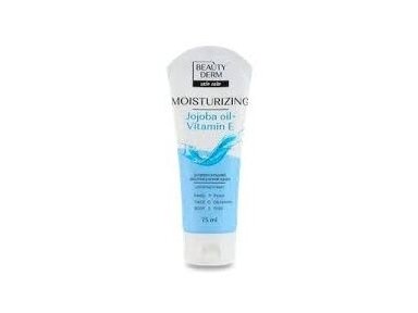 Beuty derm drėkinamasis veido, rankų kremas 75 ml.