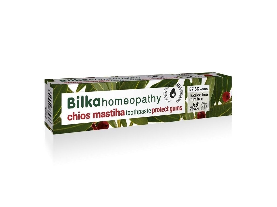 Bilka homeopatinė dantų pasta nuo apnašų, 75 ml Bilka homeopatinė dantų pasta nuo apnašų, 75 ml