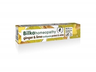 Bilka homeopatinė balinanti dantų pasta, 75 ml. Bilka homeopatinė balinanti dantų pasta, 75 ml.