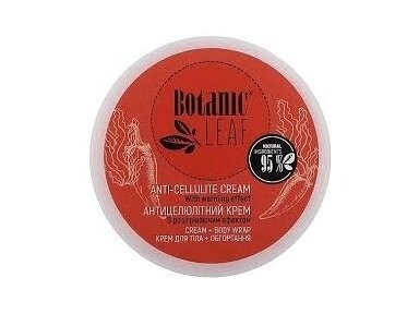 Botanic leaf Anticeliulitinis kremas su šildomuoju efektu 250 ml. Botanic leaf Anticeliulitinis kremas su šildomuoju efektu 250 ml.