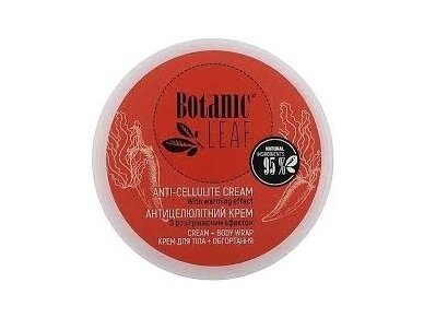 Botanic leaf Anticeliulitinis kremas su šildomuoju efektu 250 ml. Botanic leaf Anticeliulitinis kremas su šildomuoju efektu 250 ml.