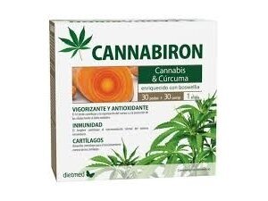 Maisto papildas CANNABIRON 30 kapsulių + 30 tablečių Maisto papildas CANNABIRON 30 kapsulių + 30 tablečių