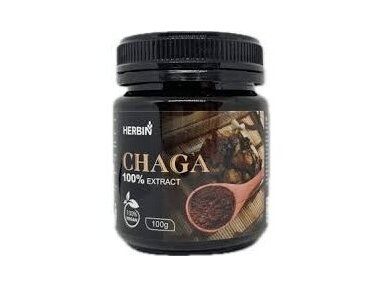 ČAGA GRYBO ekstraktas 14000 mg, 100gr. Herbin ČAGA GRYBO ekstraktas 14000 mg, 100gr. Herbin