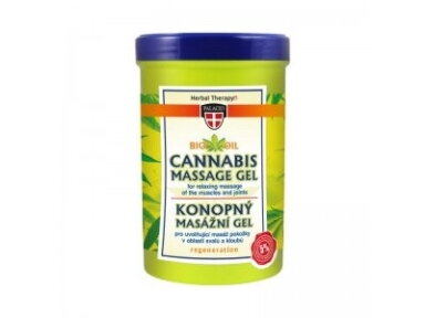 CANNABIS masažinis gelis 380ml. CANNABIS masažinis gelis 380ml.