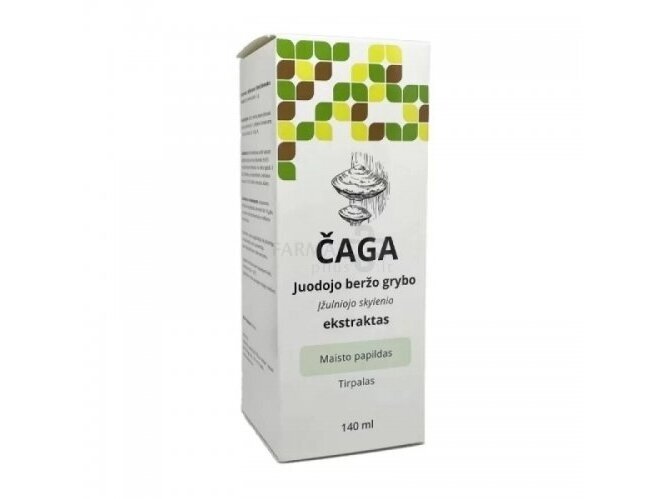 Čaga juodojo beržo grybo (įžulniojo skylenio) ekstraktas 1:5, 140 ml