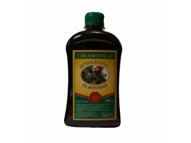 CHLOROFILAS spygliuočių eliksyras, 500 ml CHLOROFILAS spygliuočių eliksyras, 500 ml