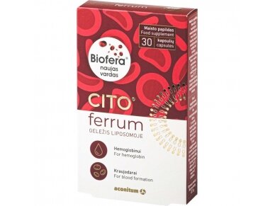 CITO® ferrum kaps. N30 CITO® ferrum kaps. N30