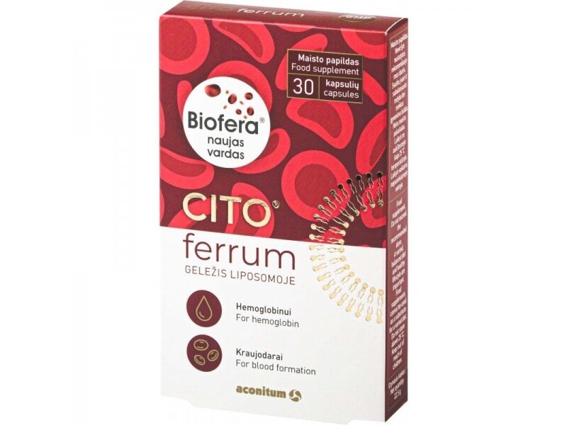 CITO® ferrum kaps. N30 CITO® ferrum kaps. N30