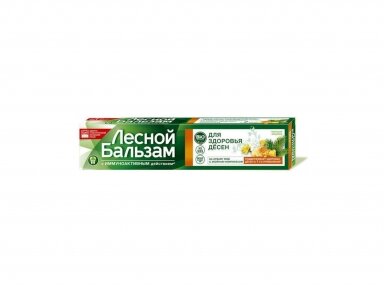 Dantų pasta Lesnoj Balzam ( FOREST BALSAM), su pikiu ir jonažolės ekstraktais, 75 ml
