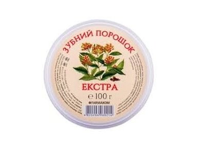 Dantų milteliai "EKSTRA" 100 g Dantų milteliai "EKSTRA" 100 g