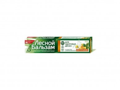 Dantų pasta Lesnoj Balzam ( FOREST BALSAM), su pikiu ir jonažolės ekstraktais, 75 ml Dantų pasta Lesnoj Balzam ( FOREST BALSAM), su pikiu ir jonažolės ekstraktais, 75 ml