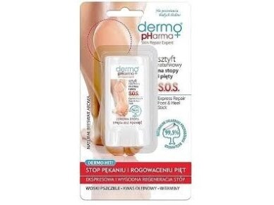 Dermo Pharma Pėdų pieštukas S.O.S 13 g. Dermo Pharma Pėdų pieštukas S.O.S 13 g.