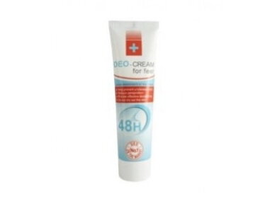 Dezodoruojamasis pėdų kremas " DEO " 100 ml Dezodoruojamasis pėdų kremas " DEO " 100 ml