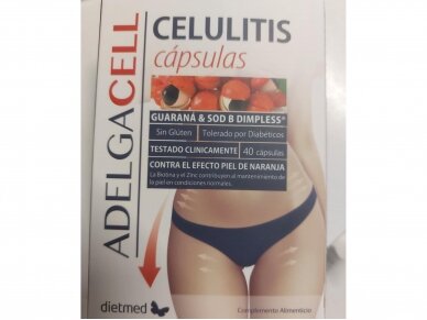 Dietmed Adelgacell Celulite kapsulės celiulito mažinimui N40 Dietmed Adelgacell Celulite kapsulės celiulito mažinimui N40