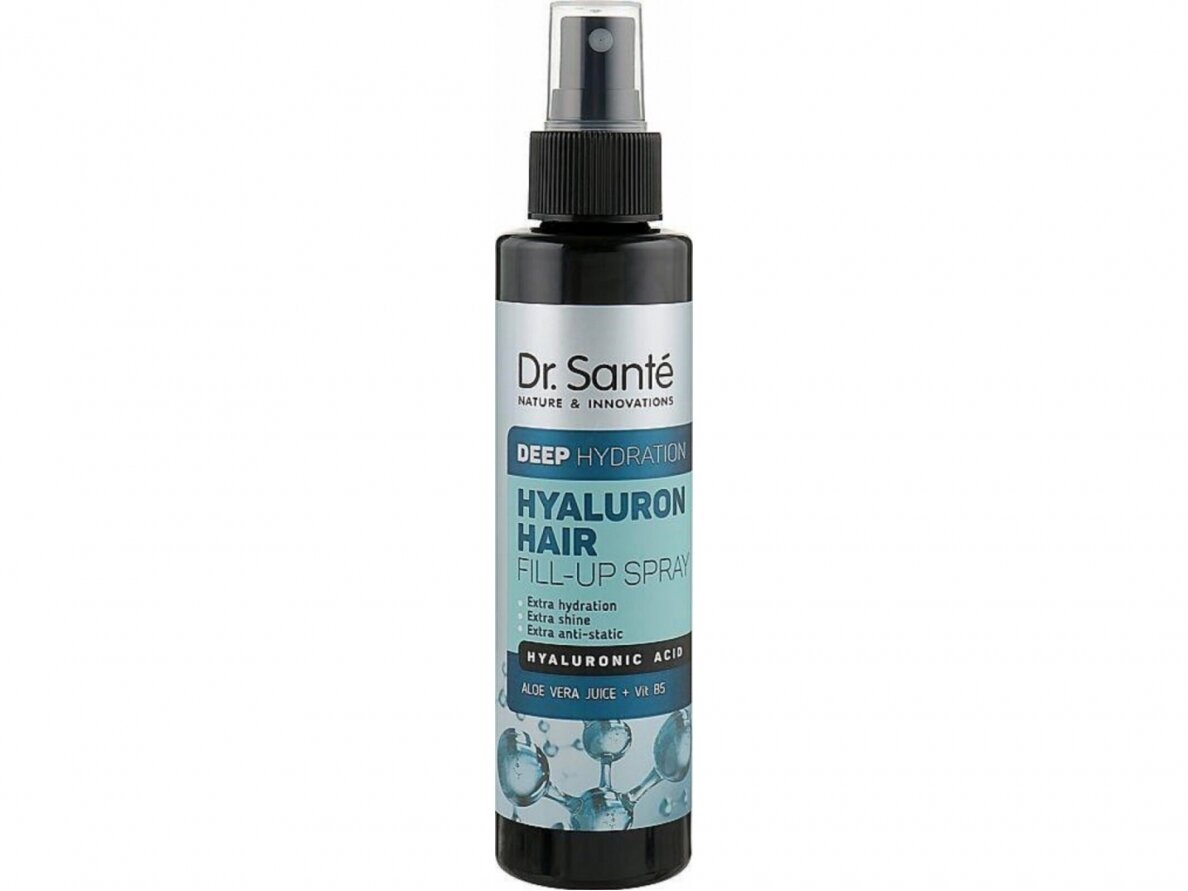 Dr. Santé Hyaluron Hair Deep Hydration plaukų purškiklis 150 ml Dr. Santé Hyaluron Hair Deep Hydration plaukų purškiklis 150 ml