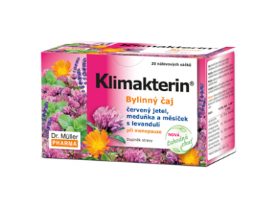 DR. MULLER ŽOLELIŲ ARBATA „KLIMAKTERIN”, 20 PAKELIŲ DR. MULLER ŽOLELIŲ ARBATA „KLIMAKTERIN”, 20 PAKELIŲ