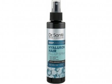 Dr. Santé Hyaluron Hair Deep Hydration plaukų purškiklis 150 ml Dr. Santé Hyaluron Hair Deep Hydration plaukų purškiklis 150 ml