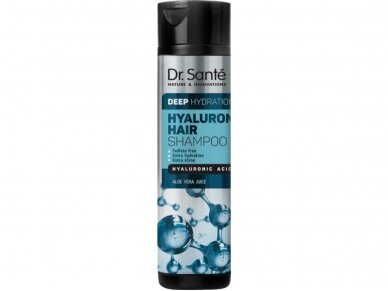 Dr. Santé Hyaluron Hair Deep Hydration šampūnas 250 ml Dr. Santé Hyaluron Hair Deep Hydration šampūnas 250 ml