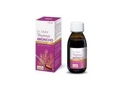 Dr.Muller Čiobrelis su vitaminu C broncho sirupas 110 ml. Dr.Muller Čiobrelis su vitaminu C broncho sirupas 110 ml.