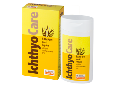 Dr. Muller ICHTHYOCARE, baltojo ichtiolo šampūnas nuo pleiskanų, 100 ml Dr. Muller ICHTHYOCARE, baltojo ichtiolo šampūnas nuo pleiskanų, 100 ml