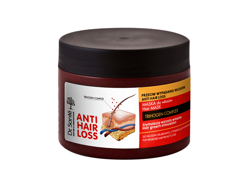 Dr.Sante Anti Hair Loss plaukų kaukė 300 ml. Dr.Sante Anti Hair Loss plaukų kaukė 300 ml.