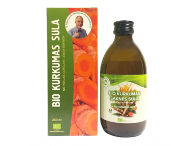 Ekologiškos ciberžolės sultys, 250 ml Ekologiškos ciberžolės sultys, 250 ml