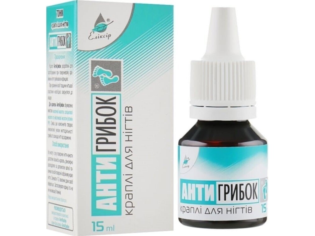 Elixir Lašai nagams „ANTIGRIBOK“ 15ml