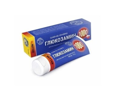 Eliksyras-gelis kūnui Dr.Retter 1000, Gliukozamin, 135 gr Eliksyras-gelis kūnui Dr.Retter 1000, Gliukozamin, 135 gr