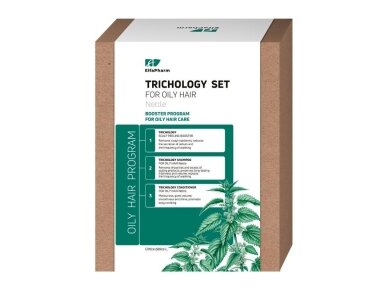 ELFA PHARM trichologinis rinkinys riebiems plaukams