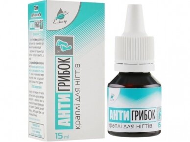 Elixir Lašai nagams „ANTIGRIBOK“ 15ml Elixir Lašai nagams „ANTIGRIBOK“ 15ml
