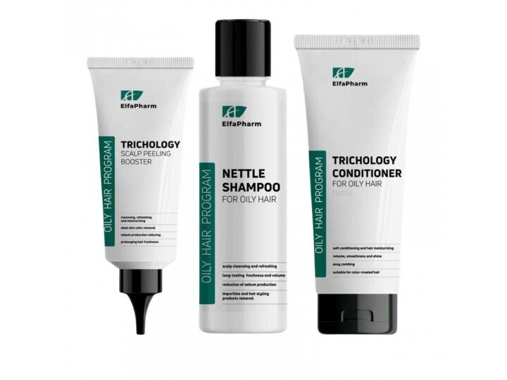 ELFA PHARM trichologinis rinkinys riebiems plaukams 1 ELFA PHARM trichologinis rinkinys riebiems plaukams 1